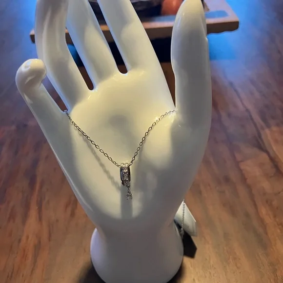 SWAROVSKI Necklace with silver ACCENTS NWT - Picture 2 of 5